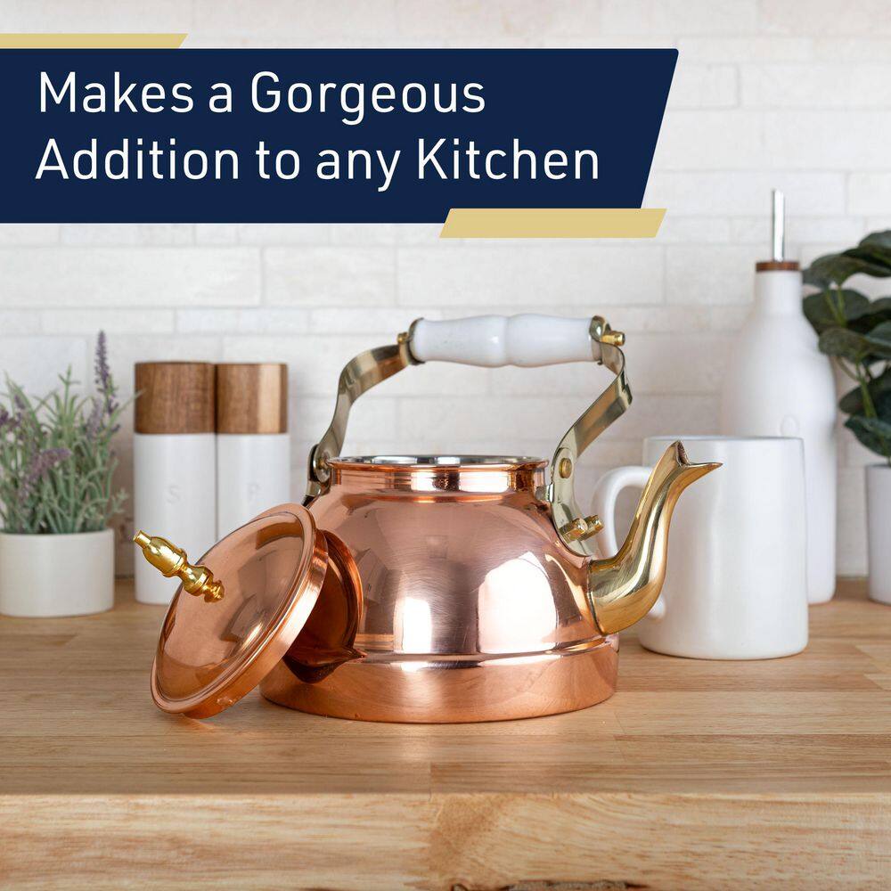 7. 25C/1. 8Q Copper Tea Kettle - Tea Kettles - thumbnail 4