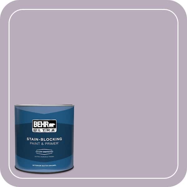 BEHR ULTRA 1 qt. Home Decorators Collection #HDC-SP14-12 Exclusive Violet Extra Durable Satin Enamel Interior Paint & Primer
