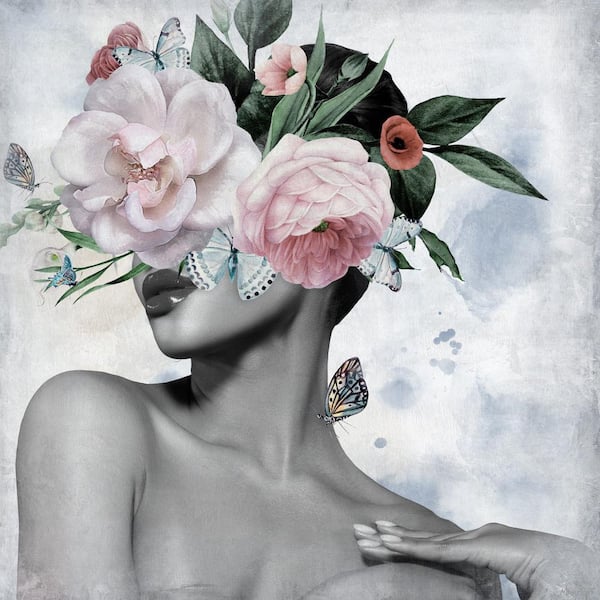 Unbranded "I Like You" by Marmont Hill Unframed Canvas People Art Print 32 in. x 32 in.