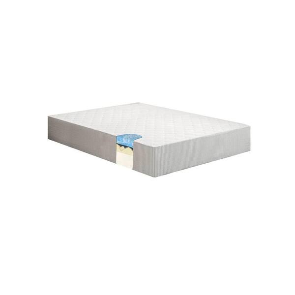 Sleep Innovations 10 in. Twin-Size Gel Swirl Memory Foam Mattress