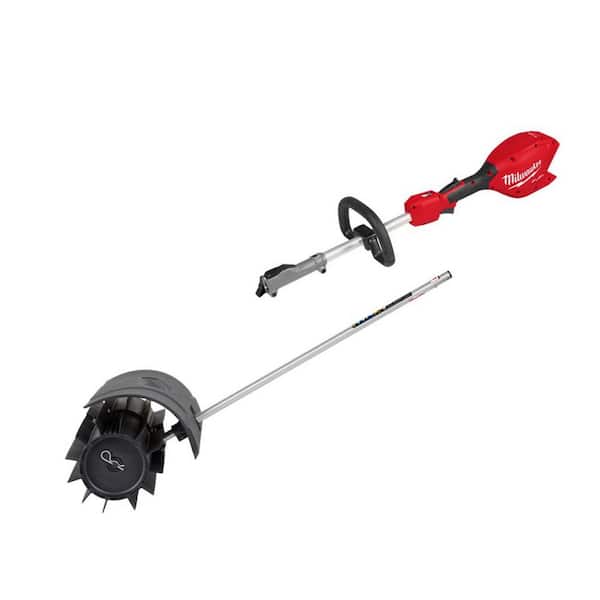 M18 FUEL 18V Brushless Cordless Battery Powered QUIK-LOK Power Head with Rubber Broom Attachment