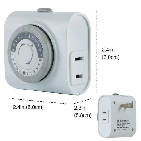 Defiant 24-Hour Plug-In Basic Timer 26378DI - The Home Depot