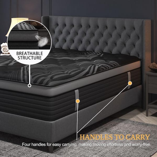 Skyhedon Twin Size Medium Firm 14 in. Memory Foam Hybrid Mattress