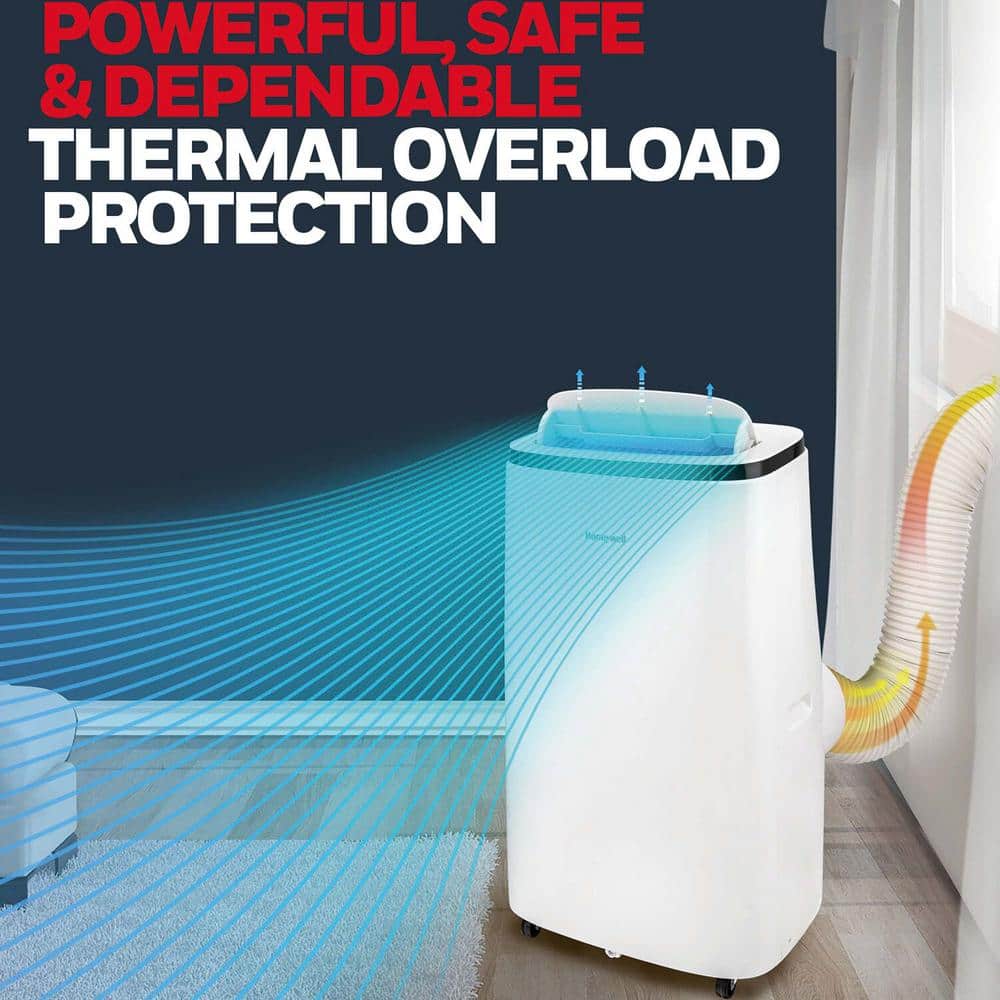 Honeywell 12000 BTU White Portable Air Conditioner with Remote