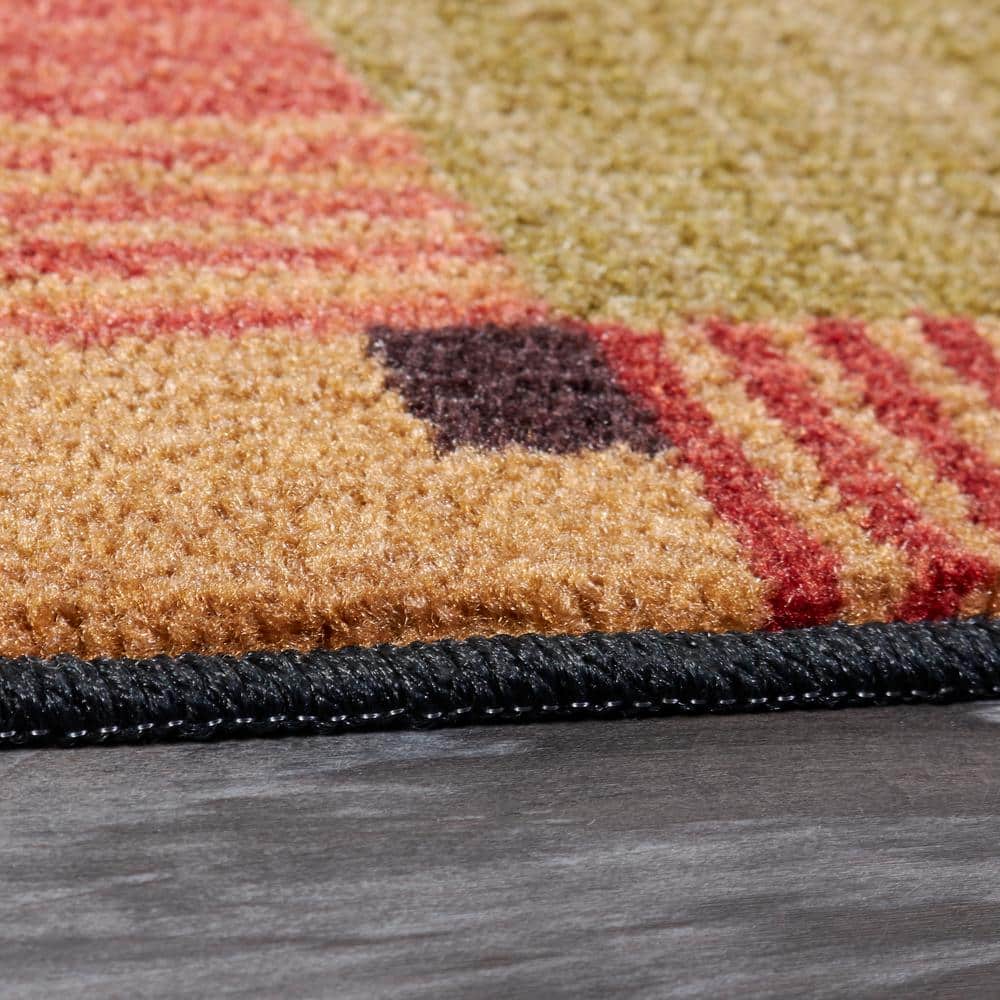 Alliance Geometric Easy-Care Rectangular Synthetic Rug