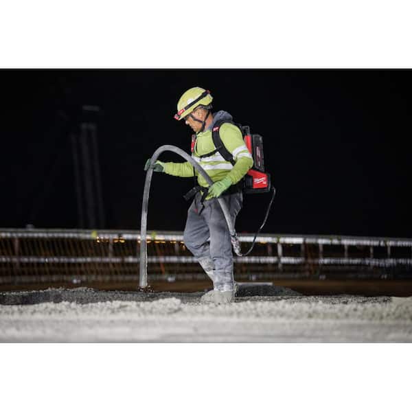 MX FUEL High Cycle Concrete Vibrator 7 ft. Whip with 2.25 in. Head