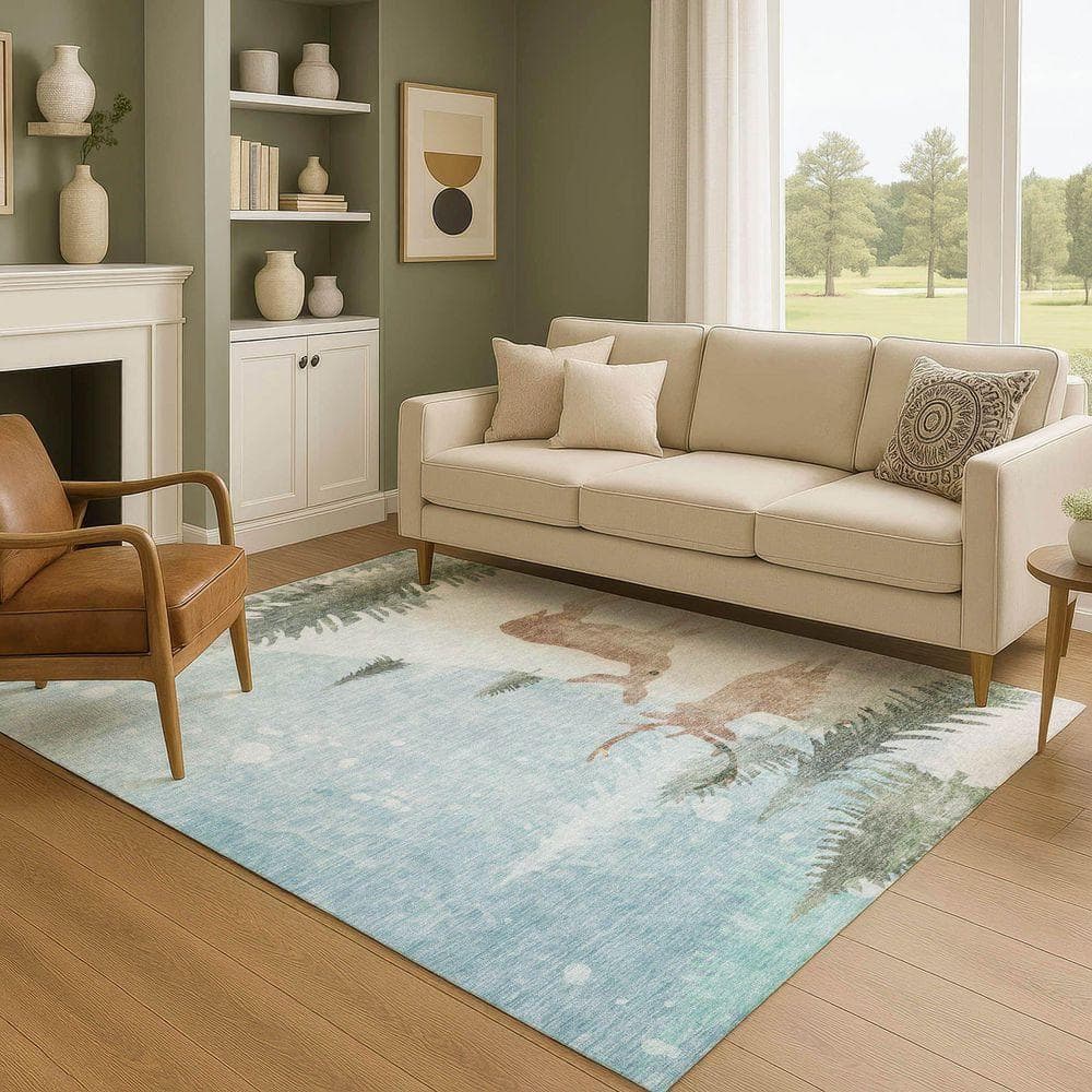 Addison Rugs Mayfield Premium Machine Washable Abstract AMF1821