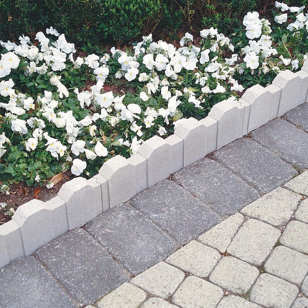 12 in. x 2 in. x 5.25 in. Straight Picket Limestone Concrete Edger (224-Pieces/220 sq. ft./Pallet)