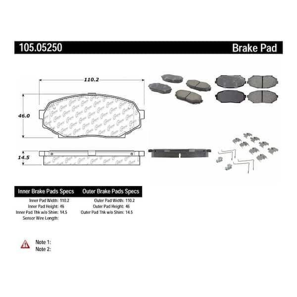 Centric Parts Disc Brake Pad Set