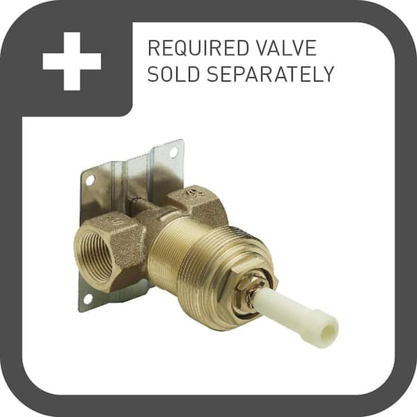 Belfield 1-Handle Volume Control Valve Trim Kit in Brushed Nickel Valve Not Included