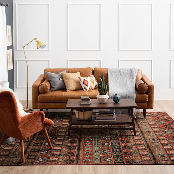 Rutland Red 6 ft. x 9 ft. Area Rug