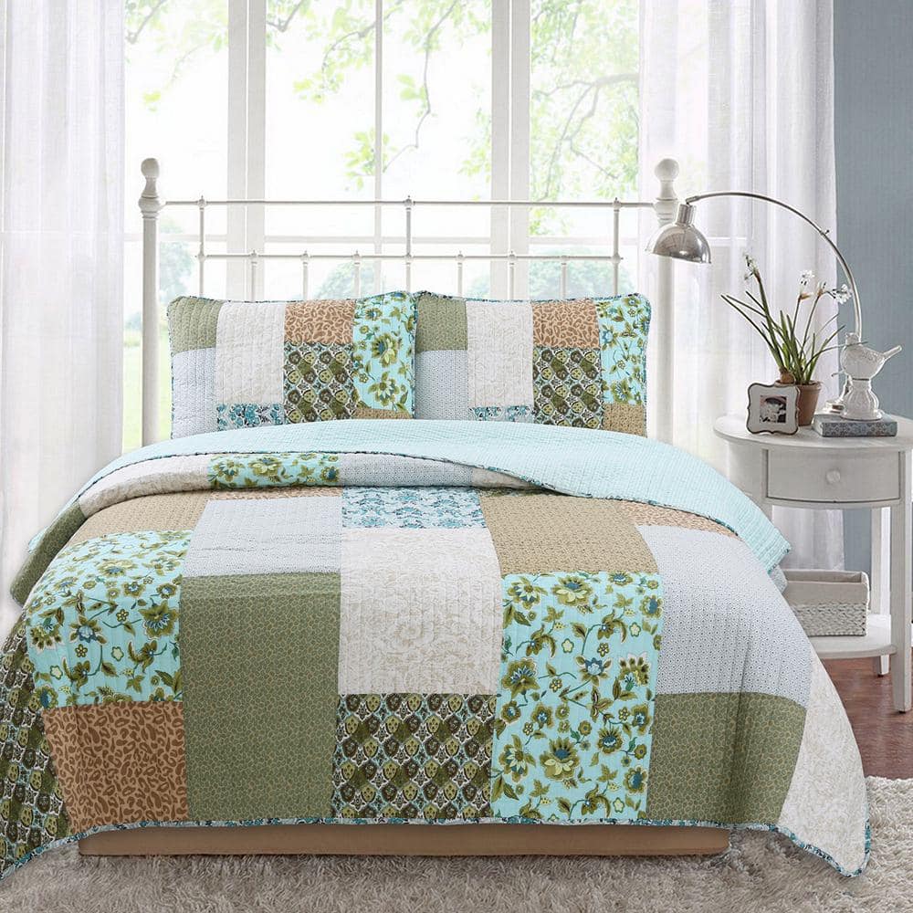 Cozy Line Home Fashions Greenhouse Garden Floral Animal Print Patchwork ...