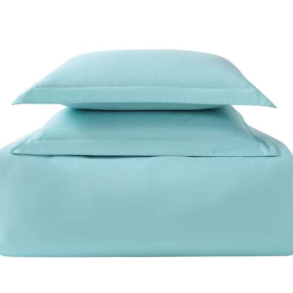 Truly Soft Everyday 4 Piece Full/Queen Removeable Cover Microfiber Comforter Set in Turquoise