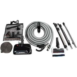 Mixed-Floor Dual Electric Powerhead Kit with 35 ft. Direct Connect Hose for Central Vacuums