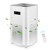 Edendirect 3000 sq. ft. H13 HEPA-True Personal Console Air Purifier in Whites with 12H Timer, 5-Fan Modes, Sleep Mode and Remote YH-AP-400