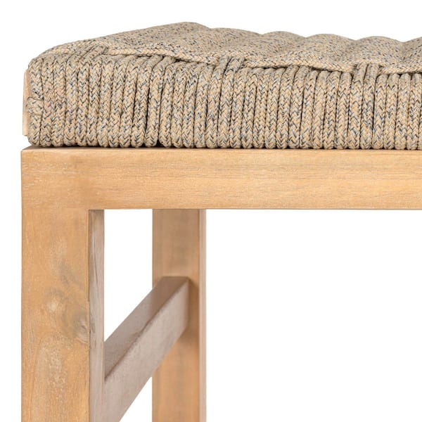 Set di 2 sgabelli da bar moderni regolabili con poggiapiedi per cucina e sala da pranzo (beige) | Leroy Merlin