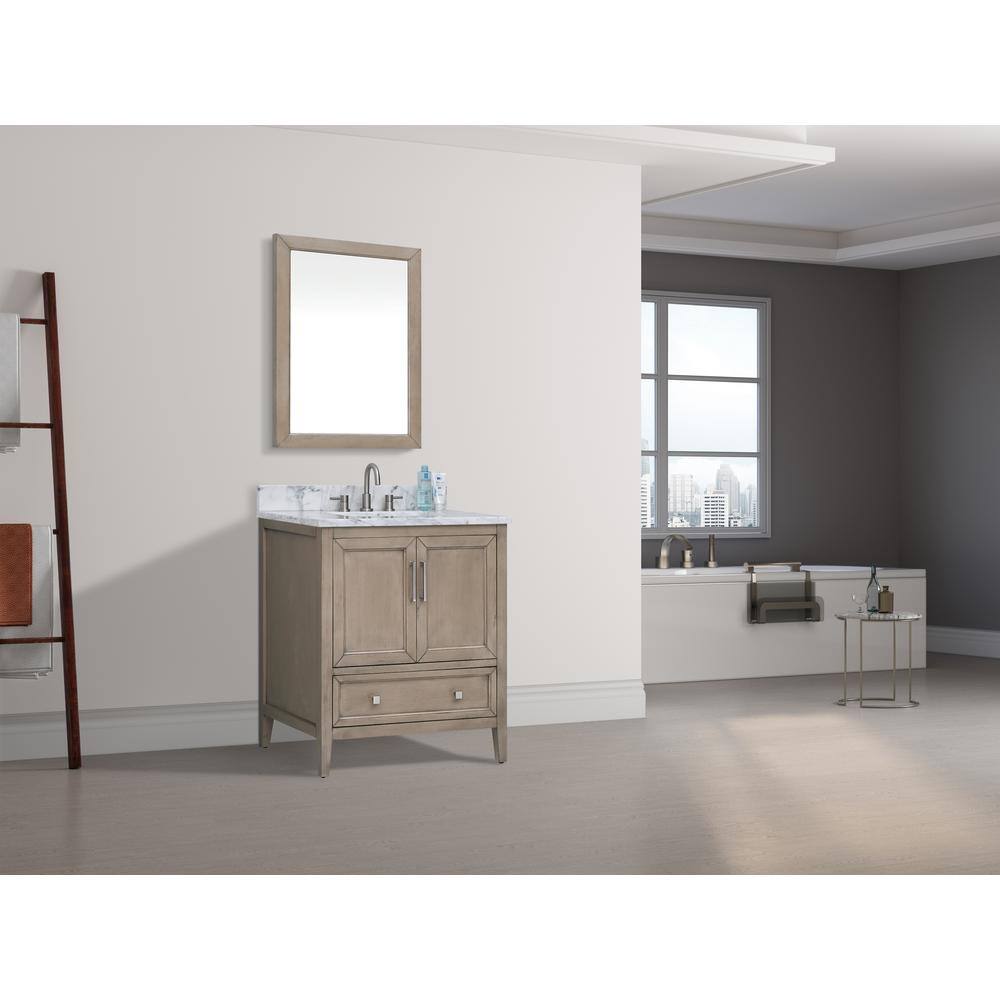 Everette 30'' Gray Oak Single Bathroom Vanity Base