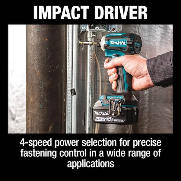 Makita - 18V LXT Lithium-Ion Brushless Cordless Combo Kit 5.0 Ah (2-Piece)