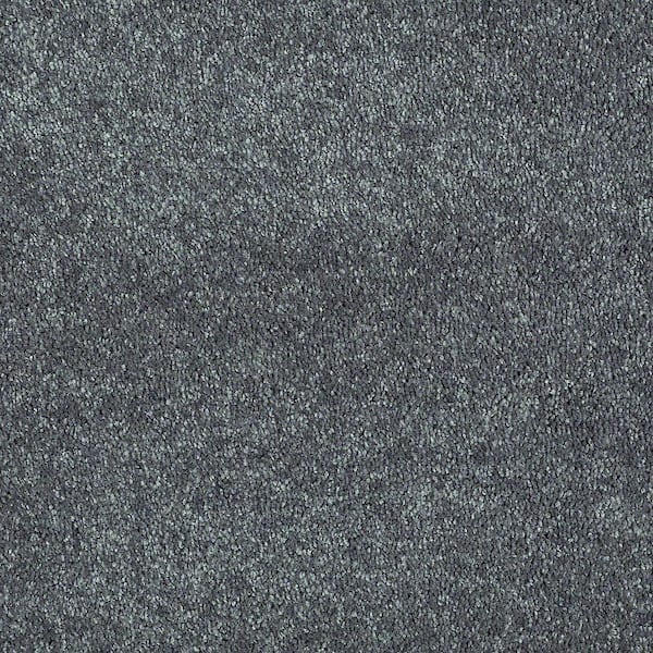 Home Decorators Collection Brave Soul I - Atmospheric - Blue 34.7 oz.  Polyester Texture Installed Carpet HDD7780400 - The Home Depot