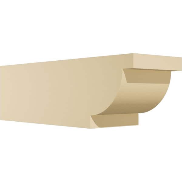Ekena Millwork Standard Alpine 6 in. W x 6 in. H x 20 in. D Polyurethane Rafter Tail Outlooker