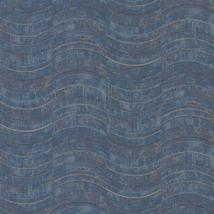 Geometrics Blue Wallpaper Sample