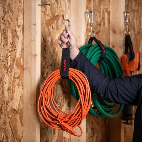 Husky 24 Heavy Duty Hanging Quick-Release Hooks with Carabiner