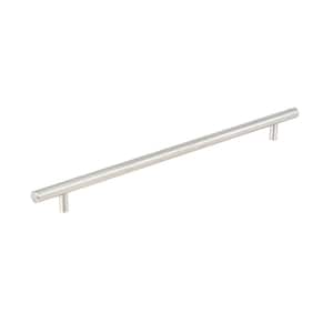 Tivoli Collection 13 1/8 in. (333 mm) Brushed Stainless Steel Modern Cabinet Bar Pull