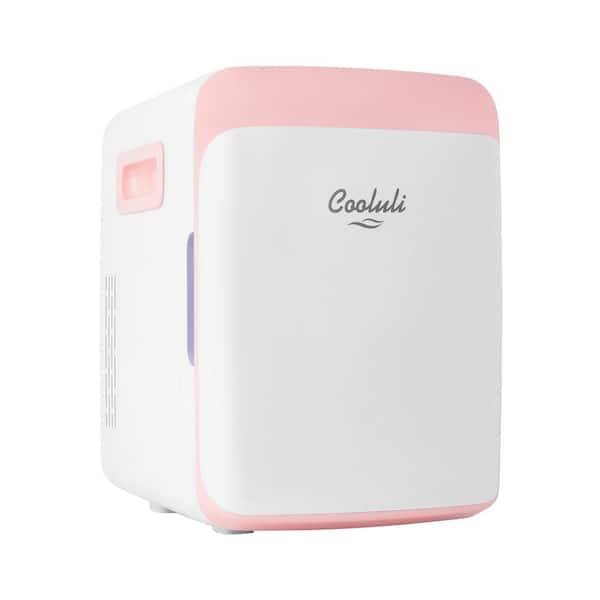 COOLULI Classic 0.35 cu. ft. Retro Mini Fridge in Pink without Freezer  CL10L2P - The Home Depot