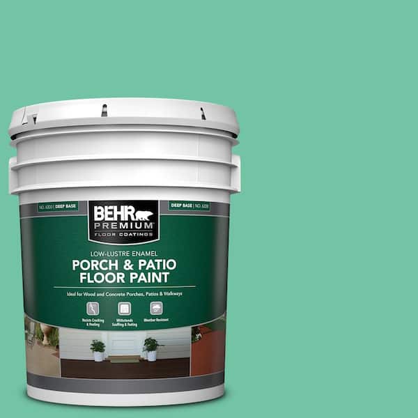 BEHR PREMIUM 5 gal. #P420-4A Gem Silica Low-Lustre Enamel Interior/Exterior Porch and Patio Floor Paint