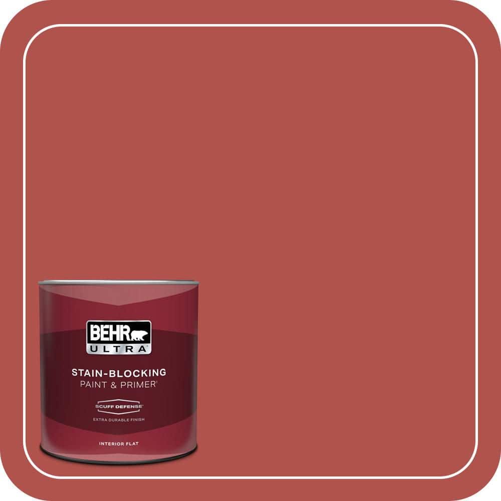 1 qt. #BIC-48 Fortune Red Extra Durable Flat Interior Paint & Primer price history on PriceWatchPro