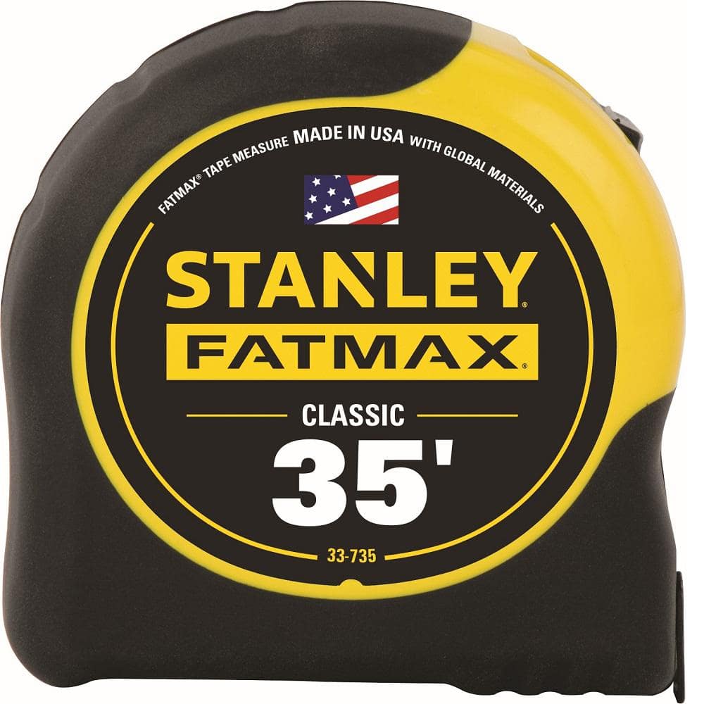 Stanley FATMAX 35 ft Tape Measure with BladeArmor and Impact-Resistant