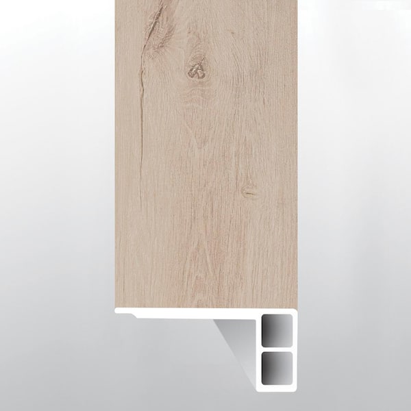A&A Surfaces Sandstone Cove 3/4 in. T x 1.77 in. W x 94 in. L Luxury Vinyl Flush Stair Nose Eased-Edge Molding