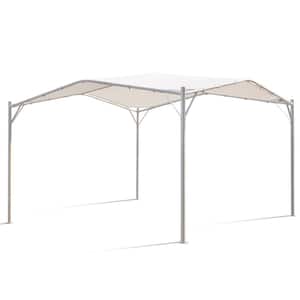 11.5 ft. x 11.5 ft. White Patio Gazebo with Sturdy and Durable Structure for Patio, Garden, Poolside, Backyard
