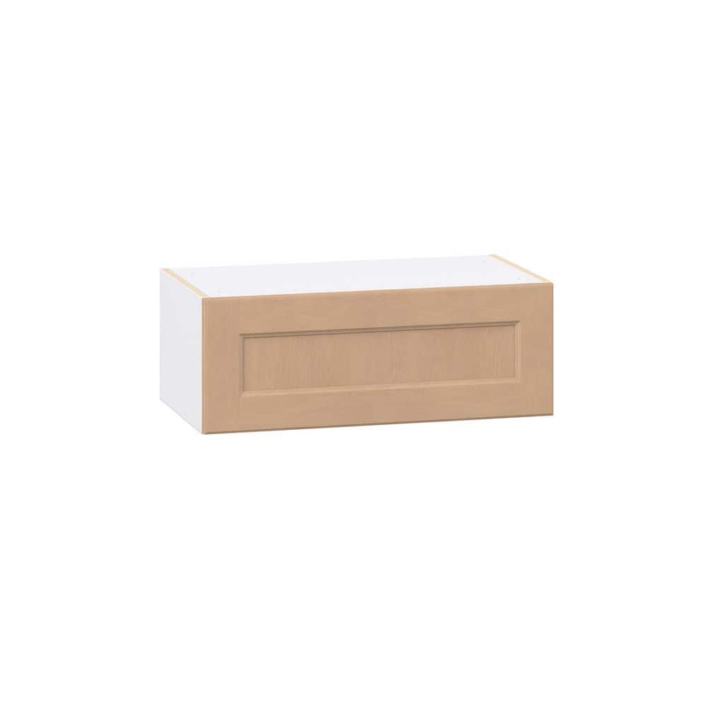 Lakewood 27 in. W x 14.75 in.D x 10 in.H Assembled Shaker Specialty Wall Kitchen Cabinet in Sugar Cookie w/ Lift Up Door price history on PriceWatchPro