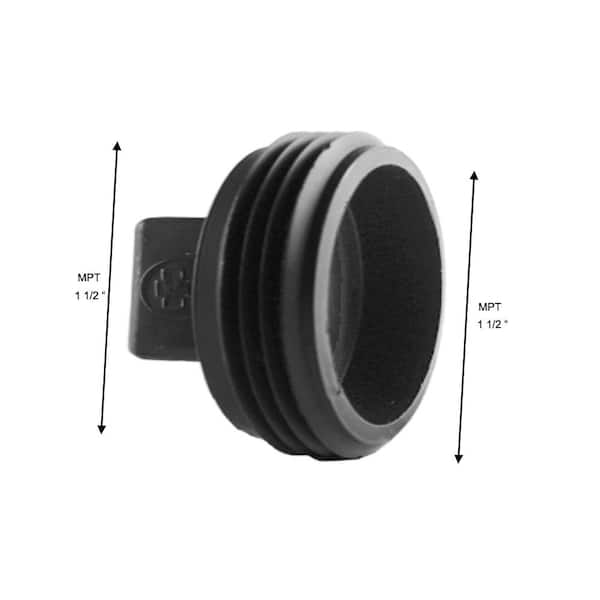 Charlotte Pipe - 1-1/2 in. ABS DWV MPT Cleanout Plug