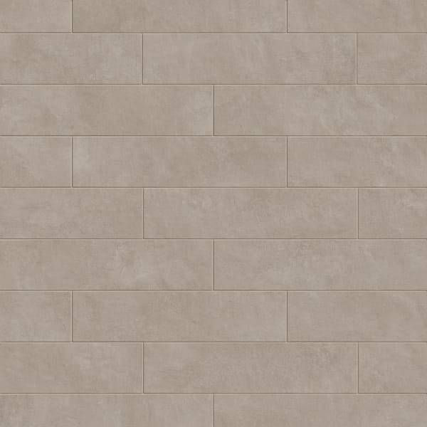 Corso Italia Urban Ash 3 in. x 12 in. Solid Concrete Look Porcelain Floor and Wall Tile (3.39 sq. ft./Case)