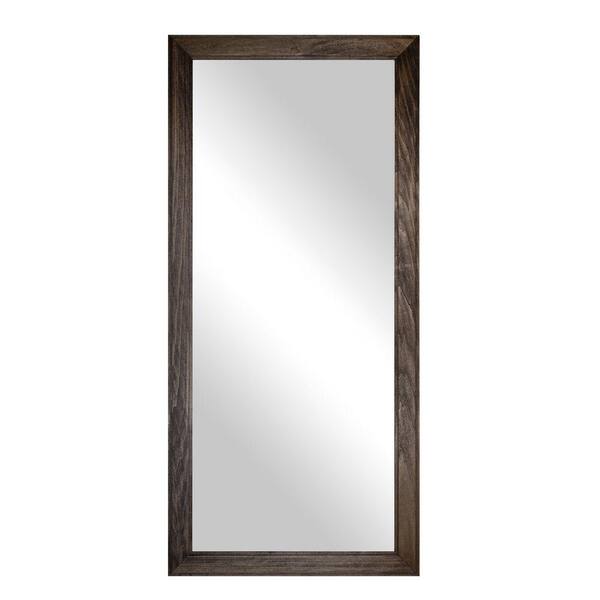 Rayne Heritage (33 in. W x 70 in. H) Honey Hardwood Poplar Floor Mirror