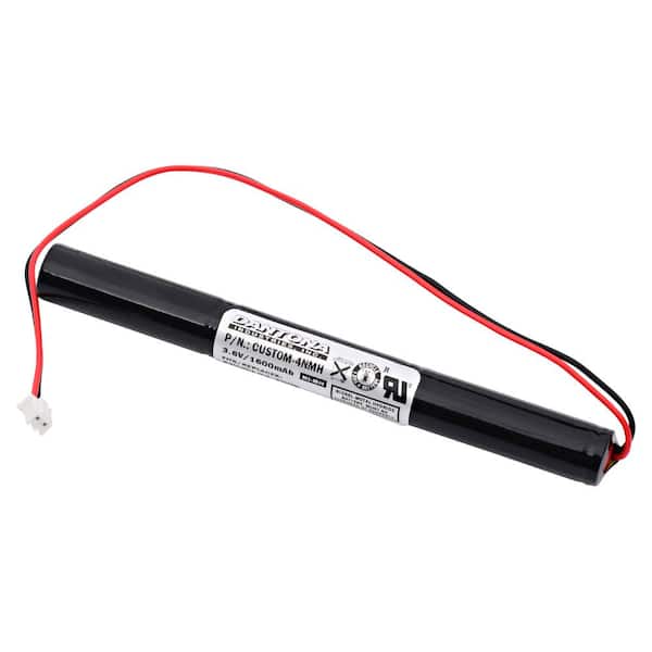 Unbranded Dantona 3.6-Volt 1600 mAh Ni-Mh battery for At-Lite - 24-4009 Emergency Lighting