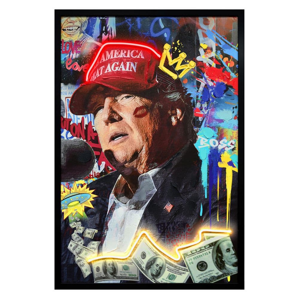 1-Piece Framed Mixed Media People Wall Art 37 in. x 25 in. price history on PriceWatchPro