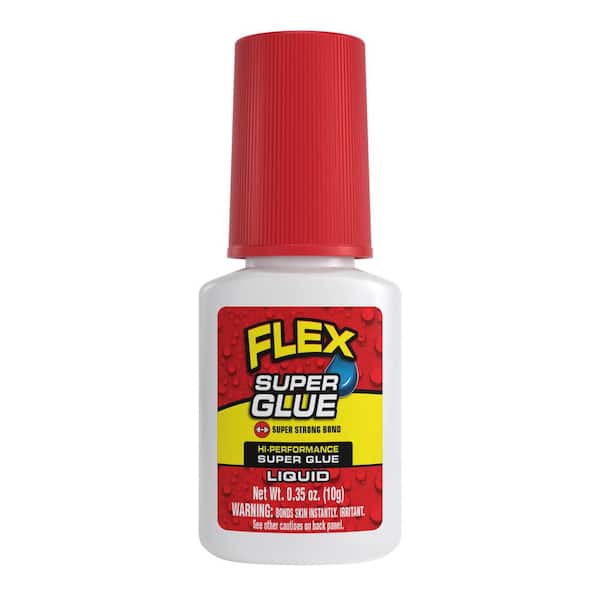 Flex Seal Family of Products Flex Glue White 6 oz. Strong Rubberized Waterproof Adhesive (2-Pack)