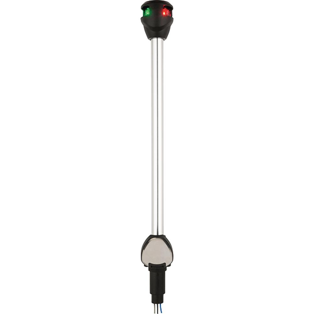LightArmor Bi-Color LED Navigation Pole Light, 14 in. Straight With Task Light