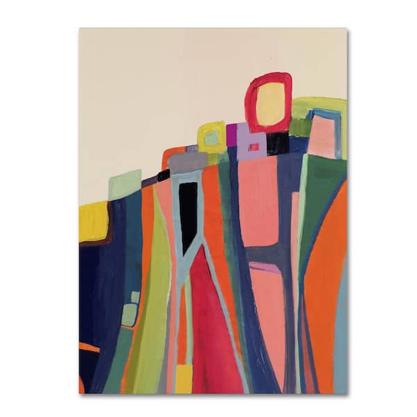 Trademark Fine Art 24 in. x 18 in. "Falaise" by Sylvie Demers Printed Canvas Wall Art