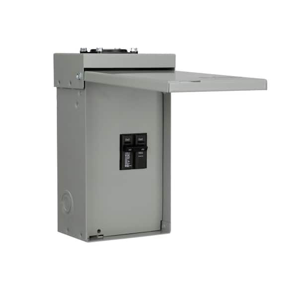 100 Amp 2/4 Main Breaker Outdoor Load Center