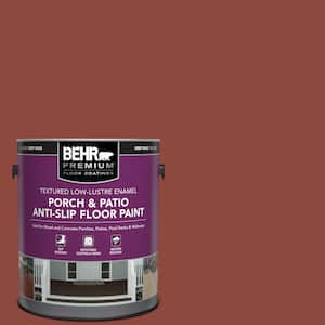 1 gal. #PFC-10 Deep Terra Cotta Textured Low-Lustre Enamel Interior/Exterior Porch and Patio Anti-Slip Floor Paint