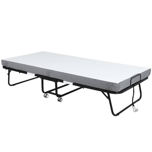 Portable Foldable Platform Bed with Wheels