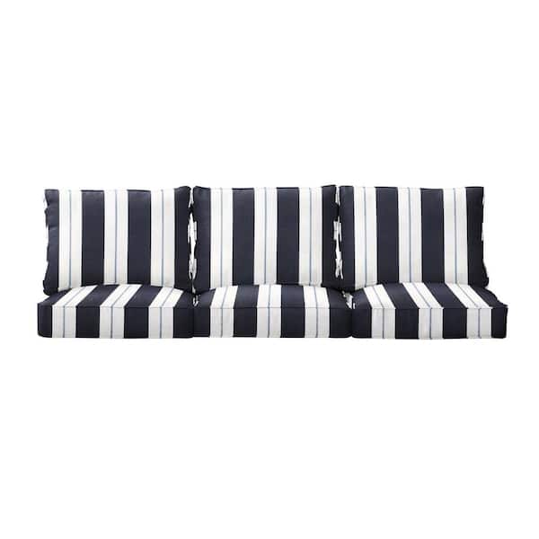 1101Design 22.5 in. x 22.5 in. Deep Seating Indoor/Outdoor Couch Cushion Set in Sunbrella Relate Harbor