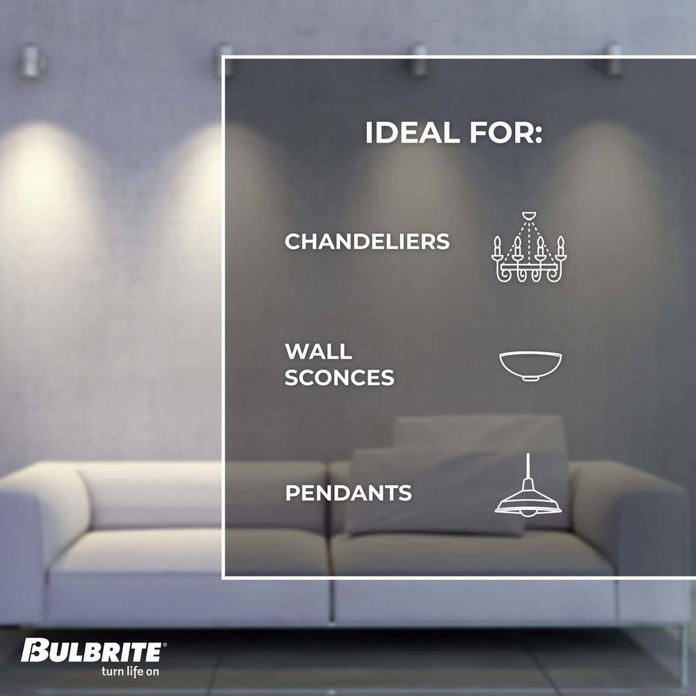 25W Clear Glass Dimmable Halogen Tube Bulbs, 5-Pack