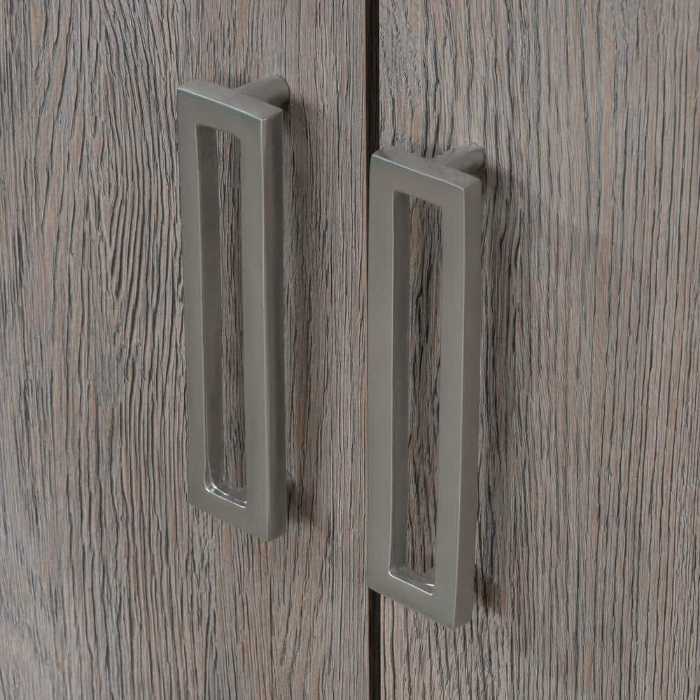 Ashen Oak 2-Door Adjustable Shelf Office Cabinet