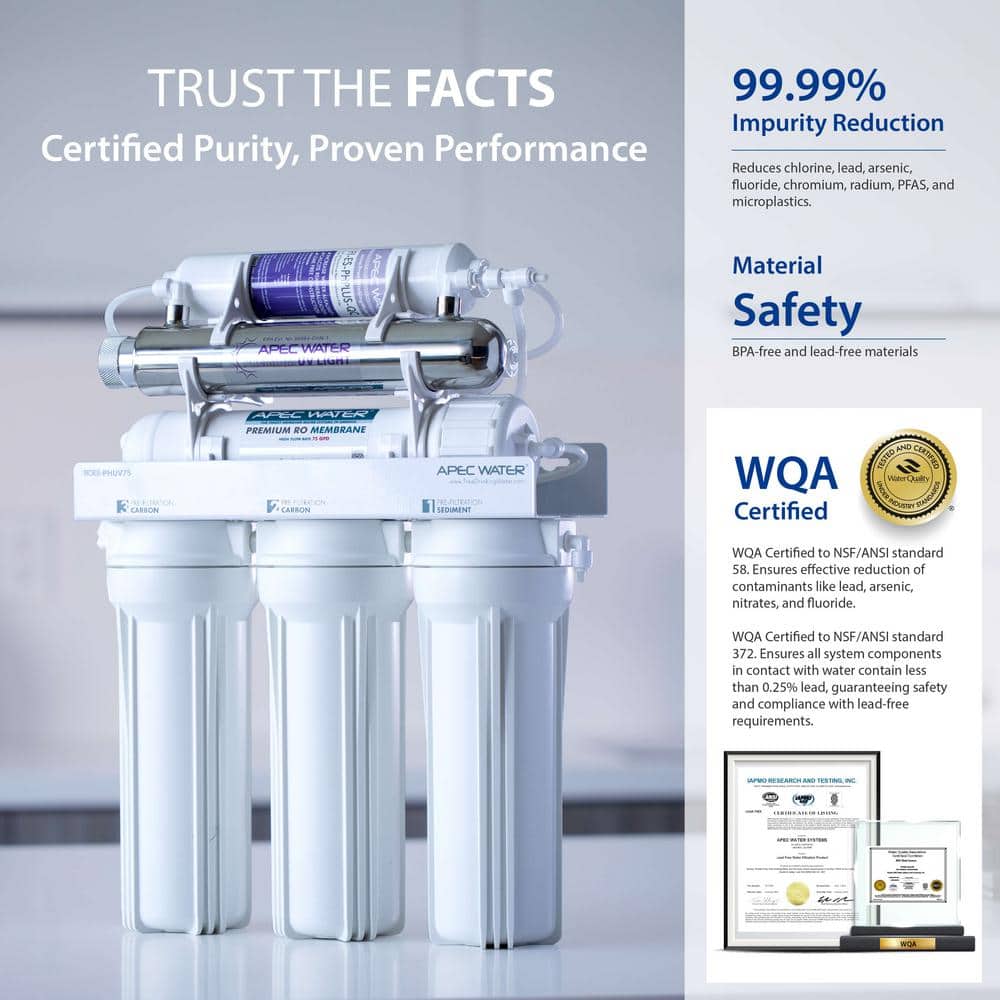 Essence Series 7-Stage Alkaline Mineral UV Reverse Osmosis System