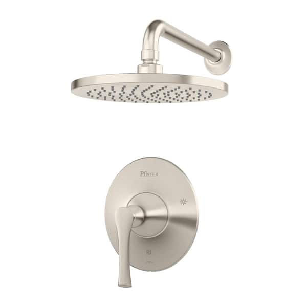Pfister Rhen 1-Handle Shower Only Trim Kit in Brushed Nickel (Valve Not Included)